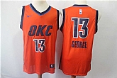 Thunder 13 Paul George Orange 2018 19 Earned Edition Nike Swingman Jersey,baseball caps,new era cap wholesale,wholesale hats